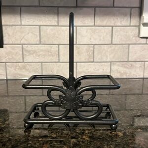Longaberger Wrought Iron Salt and Pepper Shaker Holder